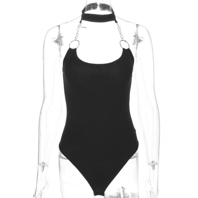 Chained strap Bodysuit