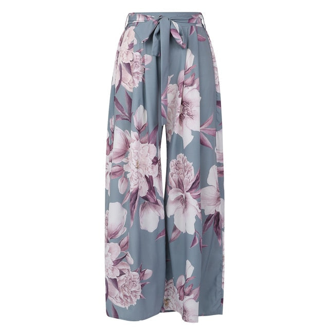 Floral Print Long Pants