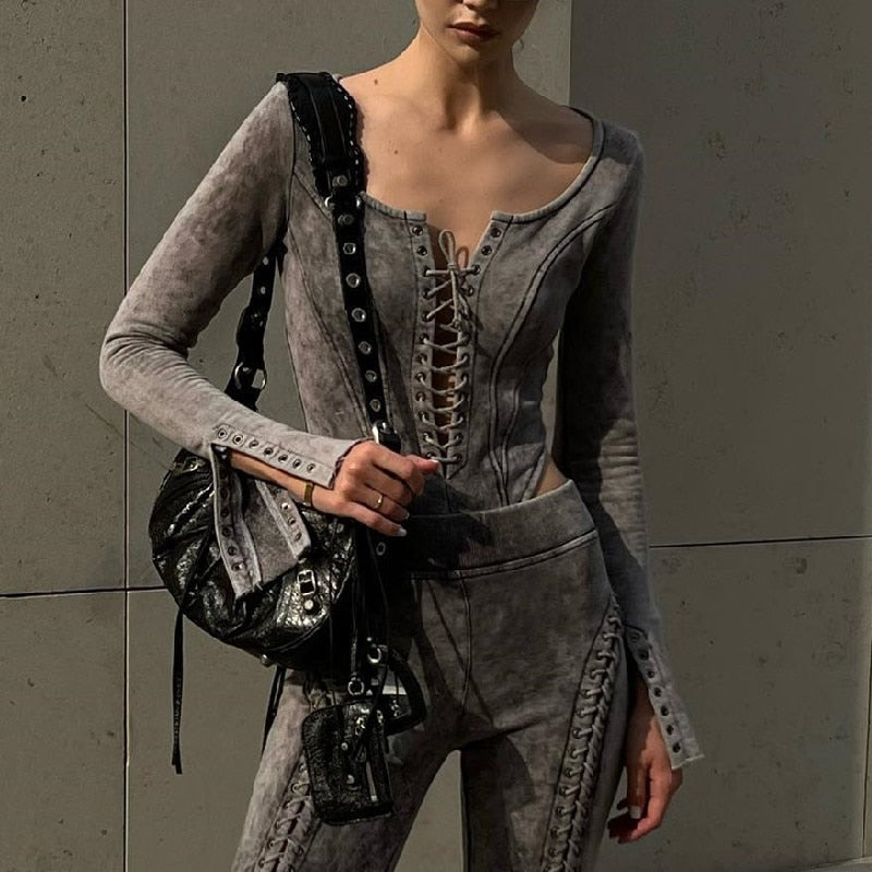Long Sleeve Vintage Bodysuit