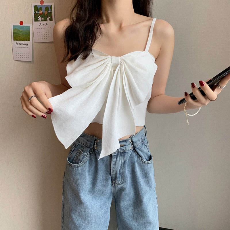 Camisole Vest Bow Knot Top