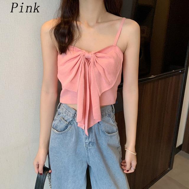 Camisole Vest Bow Knot Top