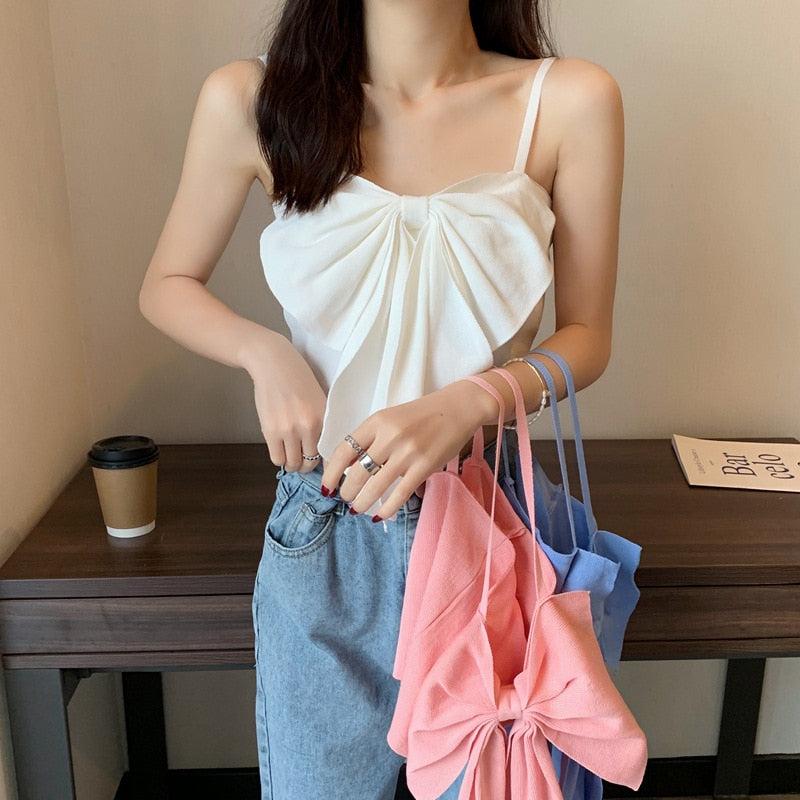 Camisole Vest Bow Knot Top