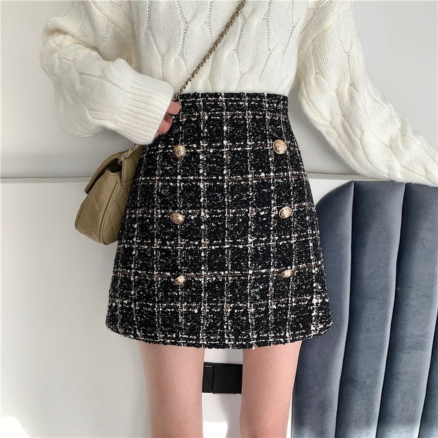 High-waist Short Skirt