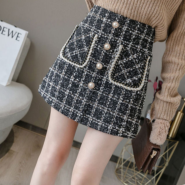 High-waist Short Skirt