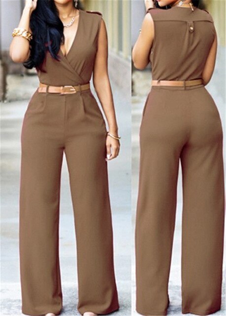 Sleeveless Bodycon Jumpsuit