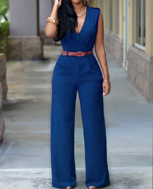 Sleeveless Bodycon Jumpsuit