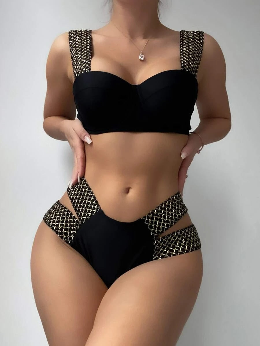 Bandage Push Up Swimsuit