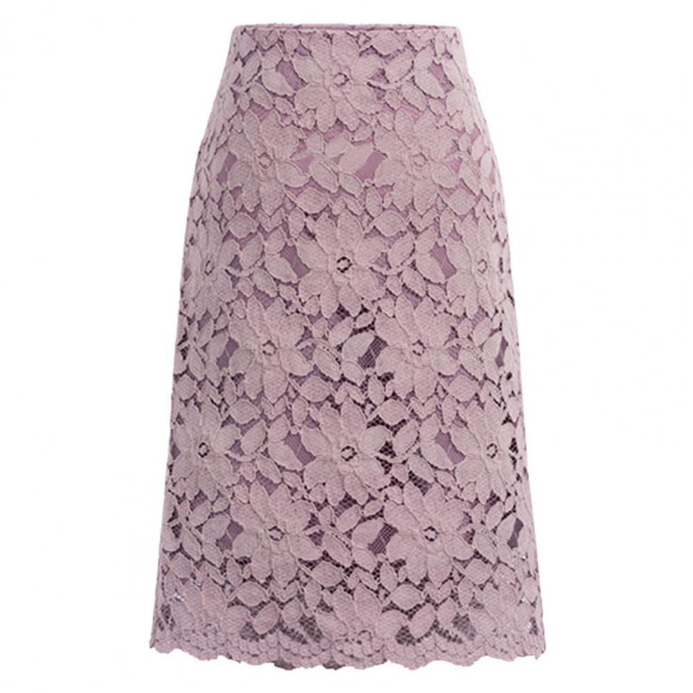 Elegant Straight Lace Skirt