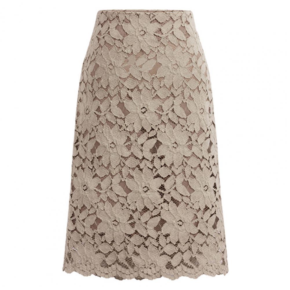 Elegant Straight Lace Skirt