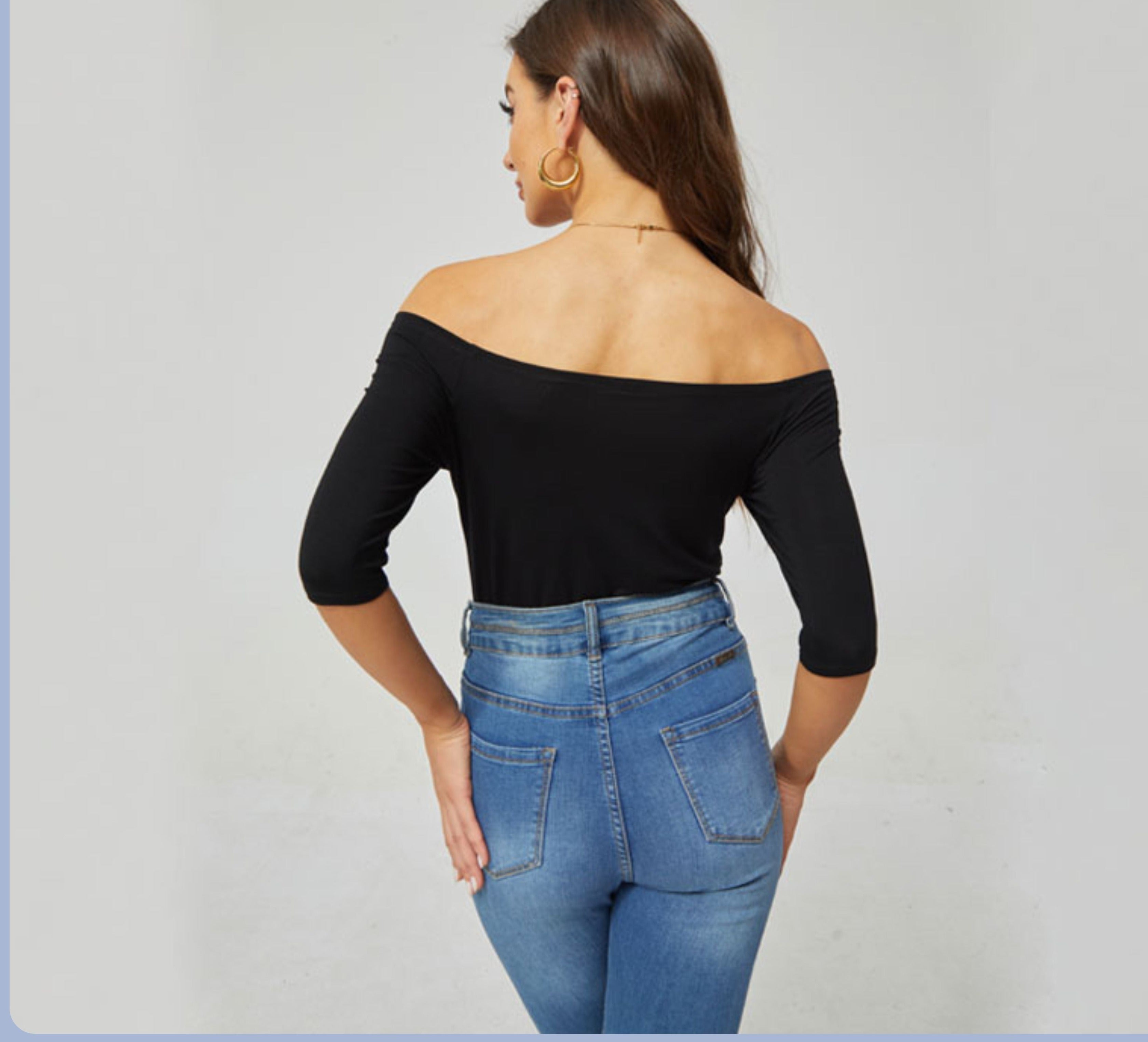 Elegant Off Shoulder Top