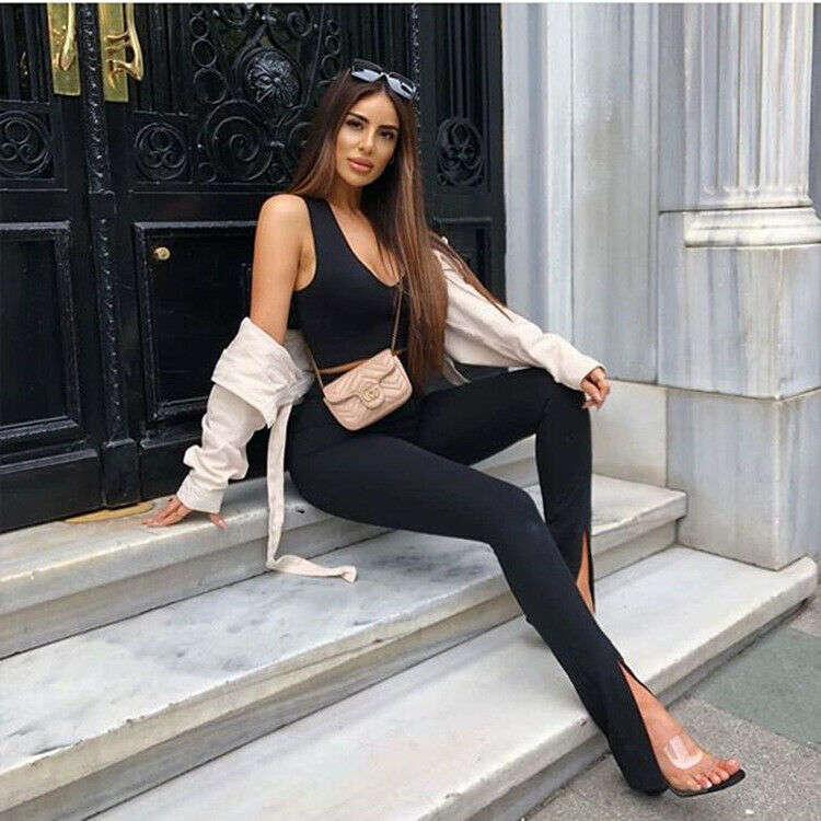 High Waist Elegant Flare Pants