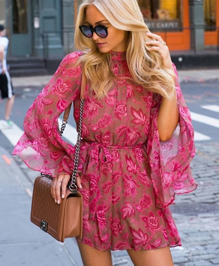 Floral Print Romper