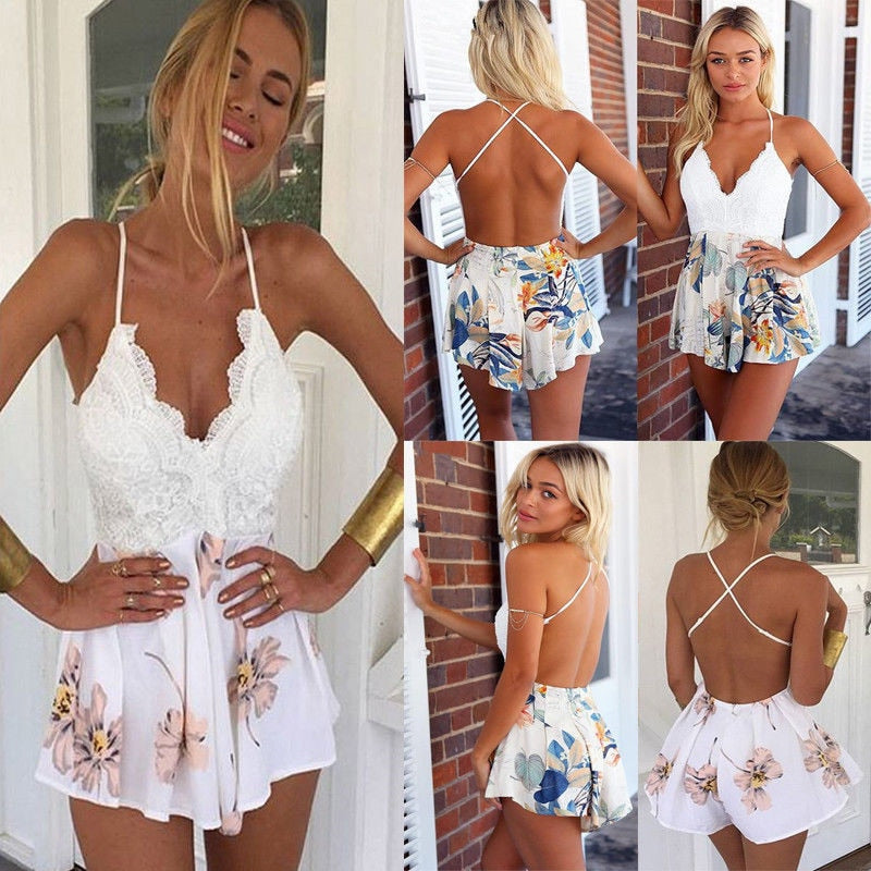 Bodycon Floral Romper