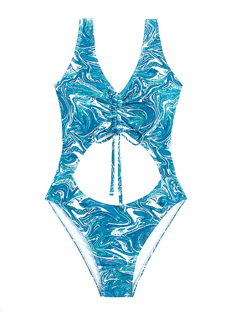 Hollow Out One Piece Swimsuit