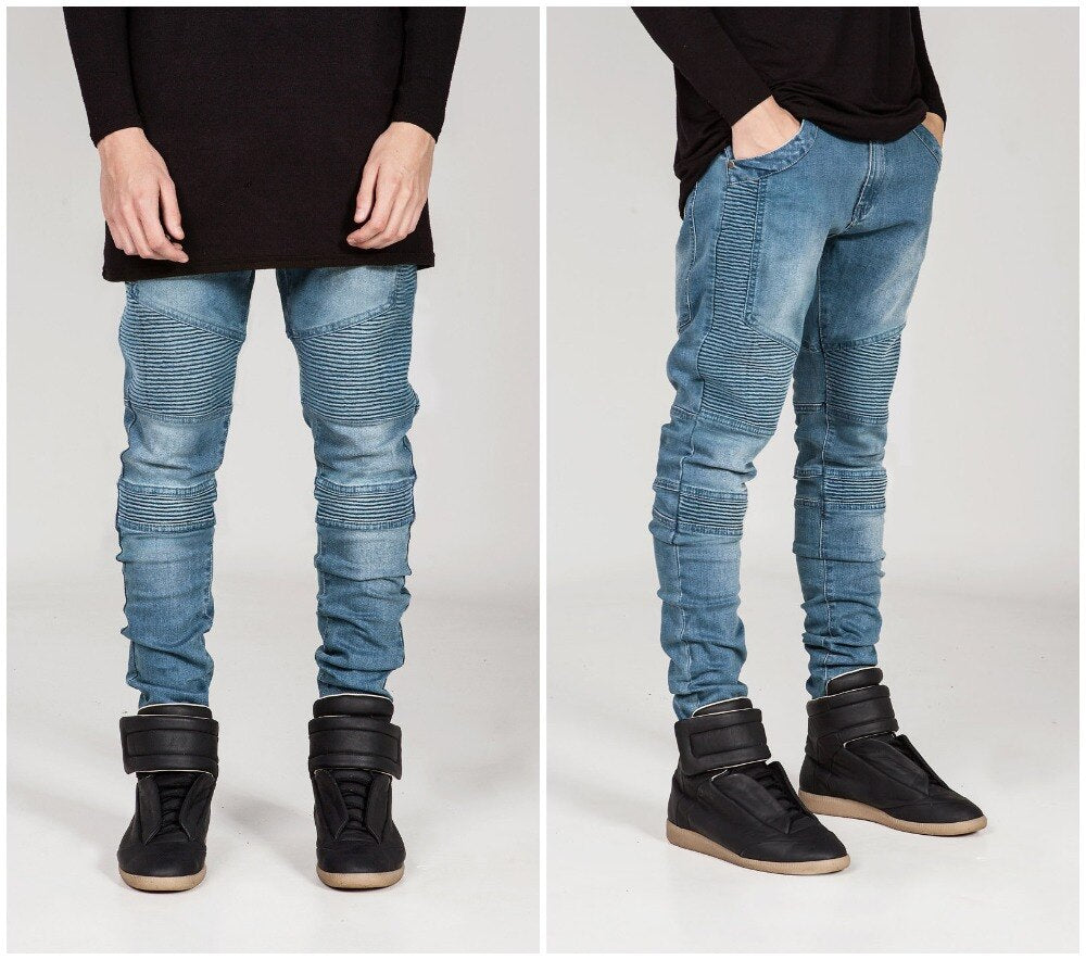 Skinny Biker Jeans