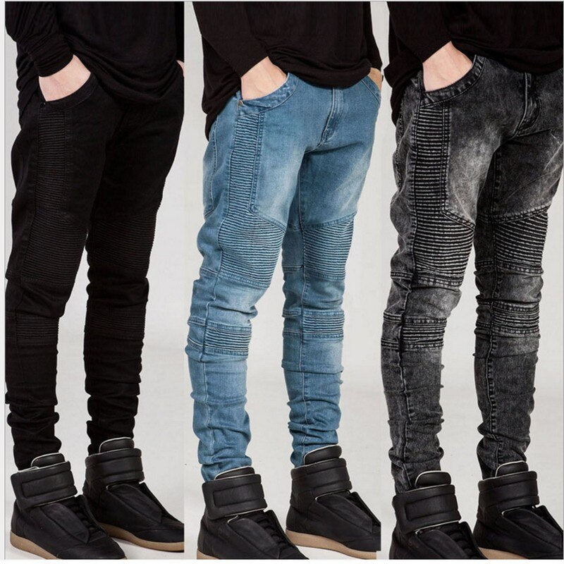 Skinny Biker Jeans