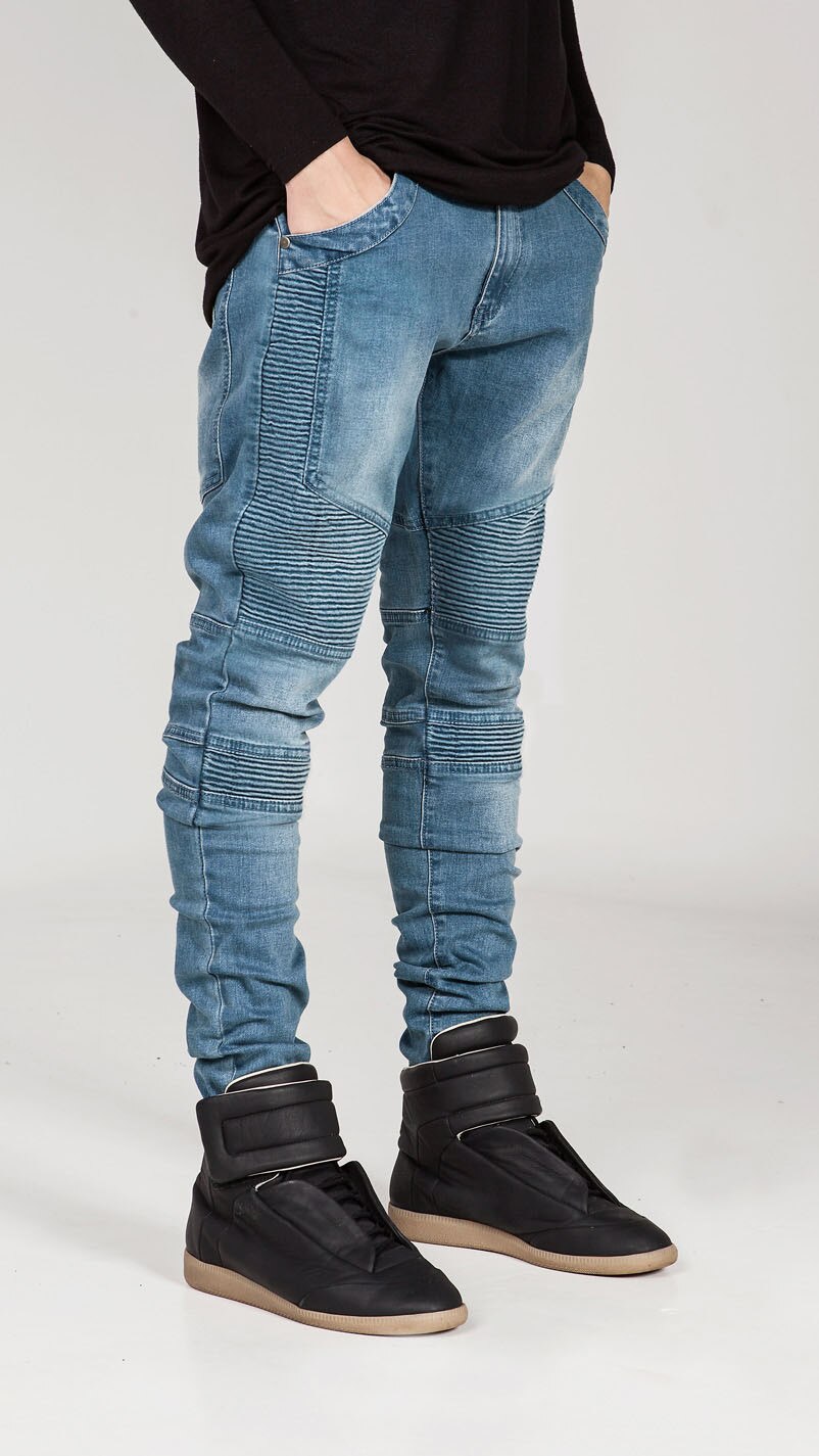 Skinny Biker Jeans