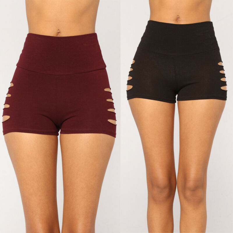 High Waist Bodycon Stretchy Shorts