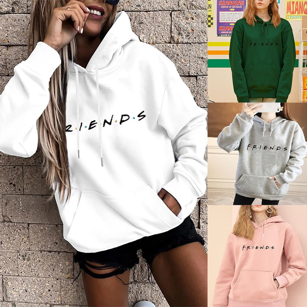 Base Loose Large Pocket Long Sleeve Hoodie