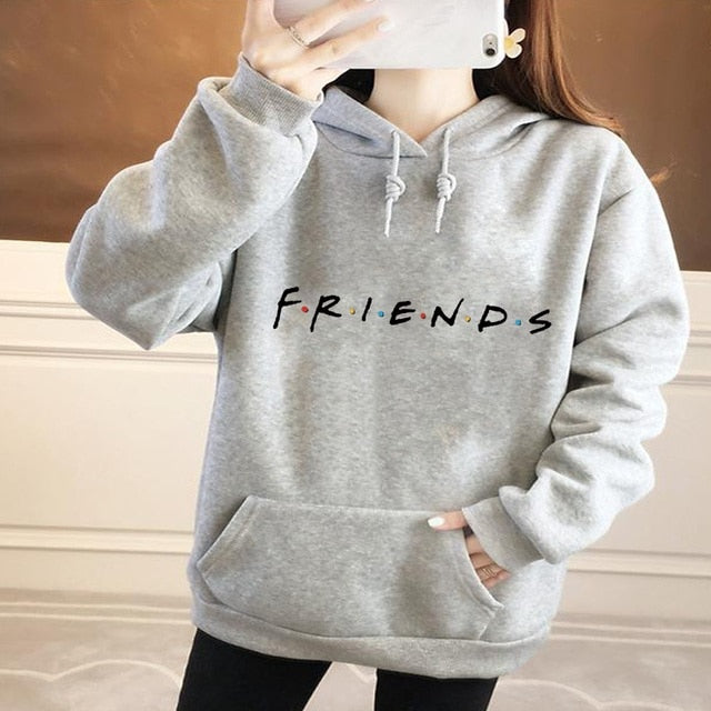 Base Loose Large Pocket Long Sleeve Hoodie