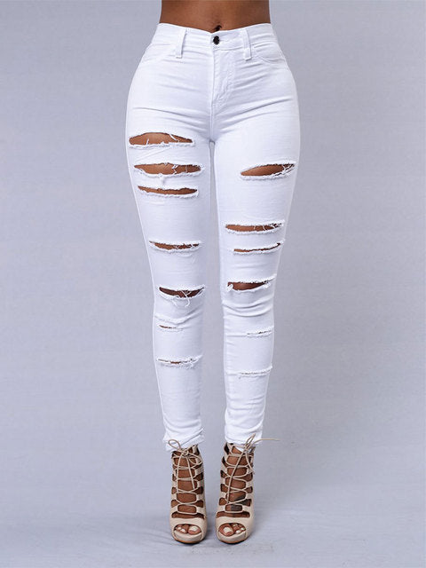 Casual Ripped Jeans