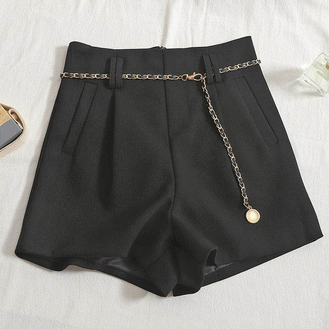 High Waist Belted Vintage Trousers