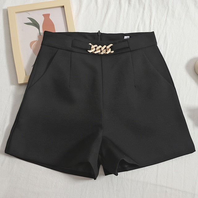 High Waist Belted Vintage Trousers