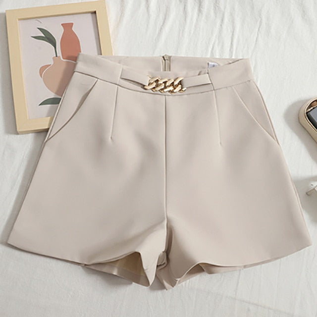 High Waist Belted Vintage Trousers