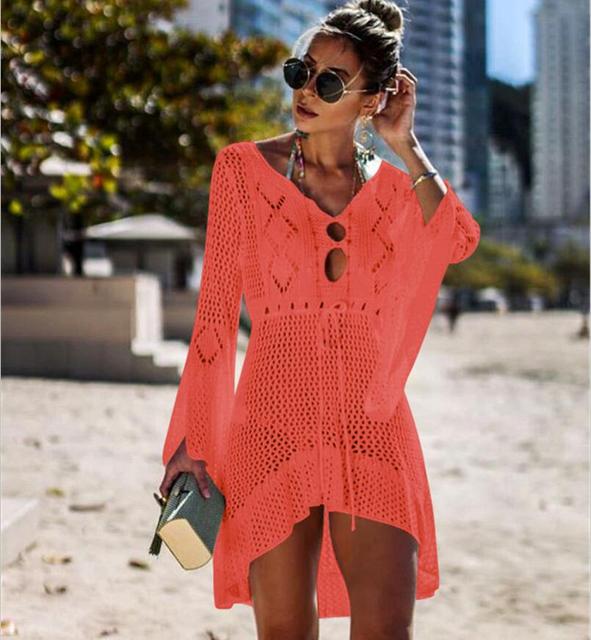 Crochet  Lace Hollow Cover Up