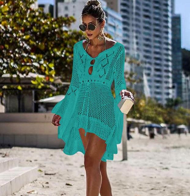 Crochet  Lace Hollow Cover Up