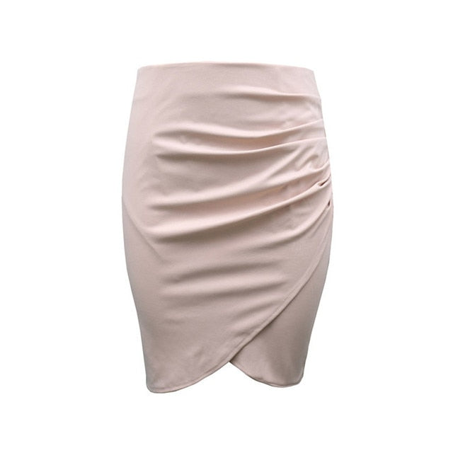 Split Vintage Mini Bodycon Skirt