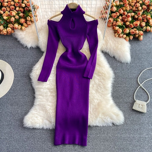 Long Sleeve Knit Dress