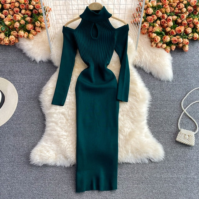 Long Sleeve Knit Dress