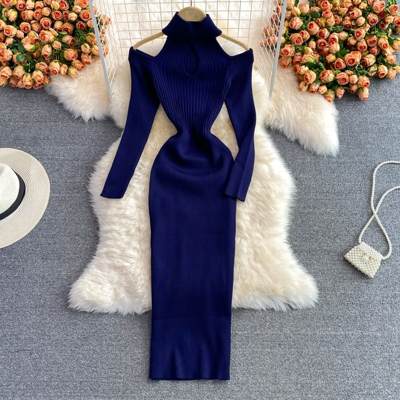 Long Sleeve Knit Dress