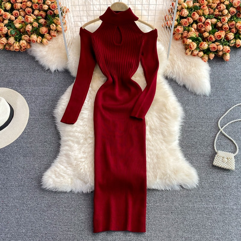 Long Sleeve Knit Dress