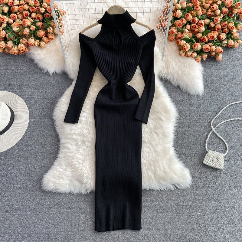 Long Sleeve Knit Dress