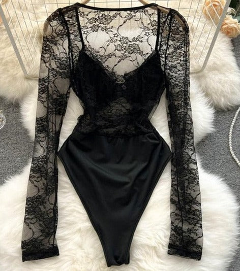 Long Sleeves Chic Bodysuit