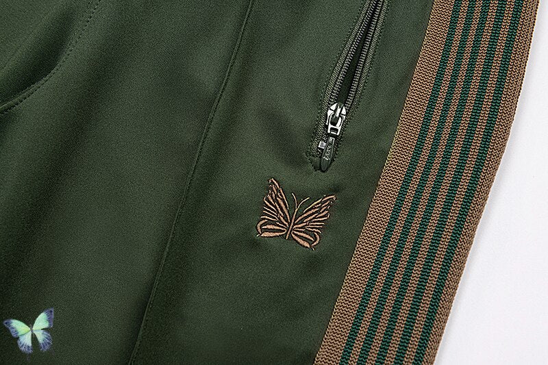 Embroidered Butterfly Trousers