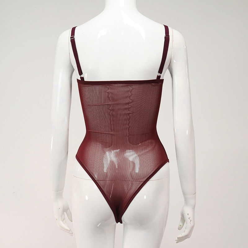 PU Leather Bodysuit