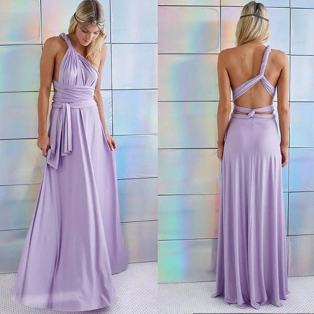 Elegant Bandage Long Maxi Dress