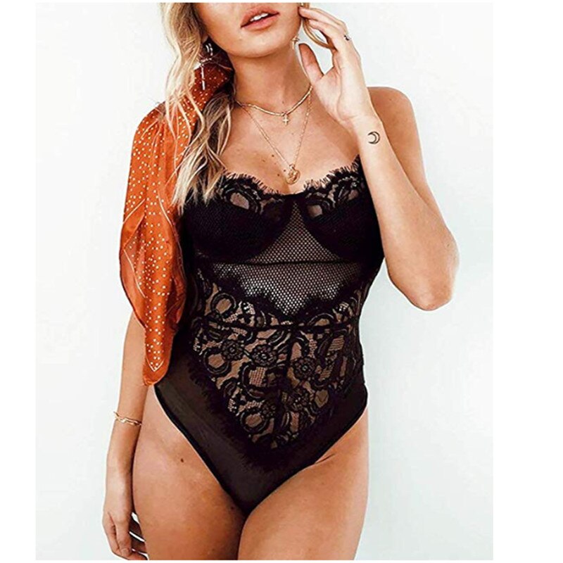 Lace Strap Bodysuit