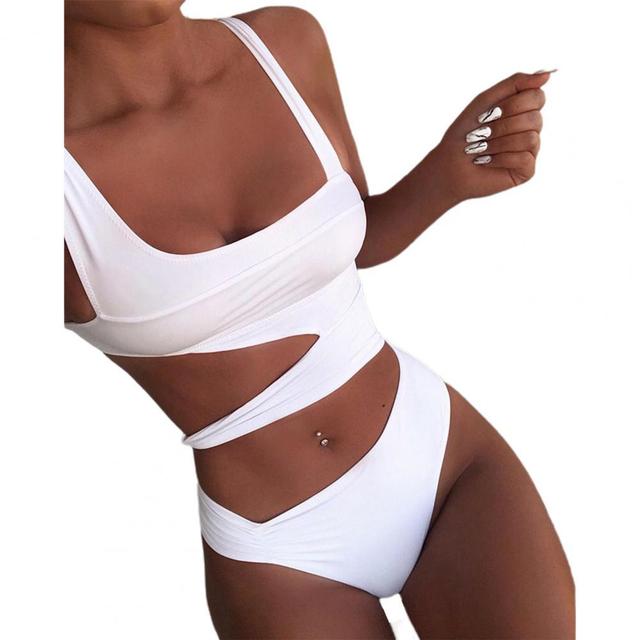 Shoulder Strap Slim Fit Bathing Suits