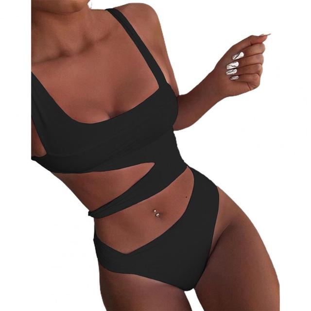 Shoulder Strap Slim Fit Bathing Suits