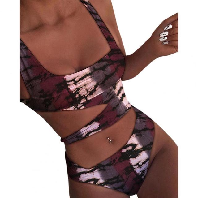 Shoulder Strap Slim Fit Bathing Suits