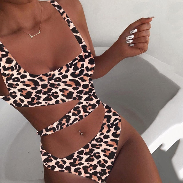 Shoulder Strap Slim Fit Bathing Suits