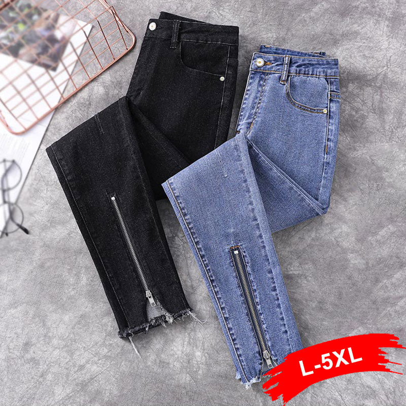 High Waist High Stretchy Denim Pants