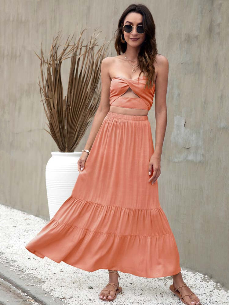 Summer Pleated Skirt