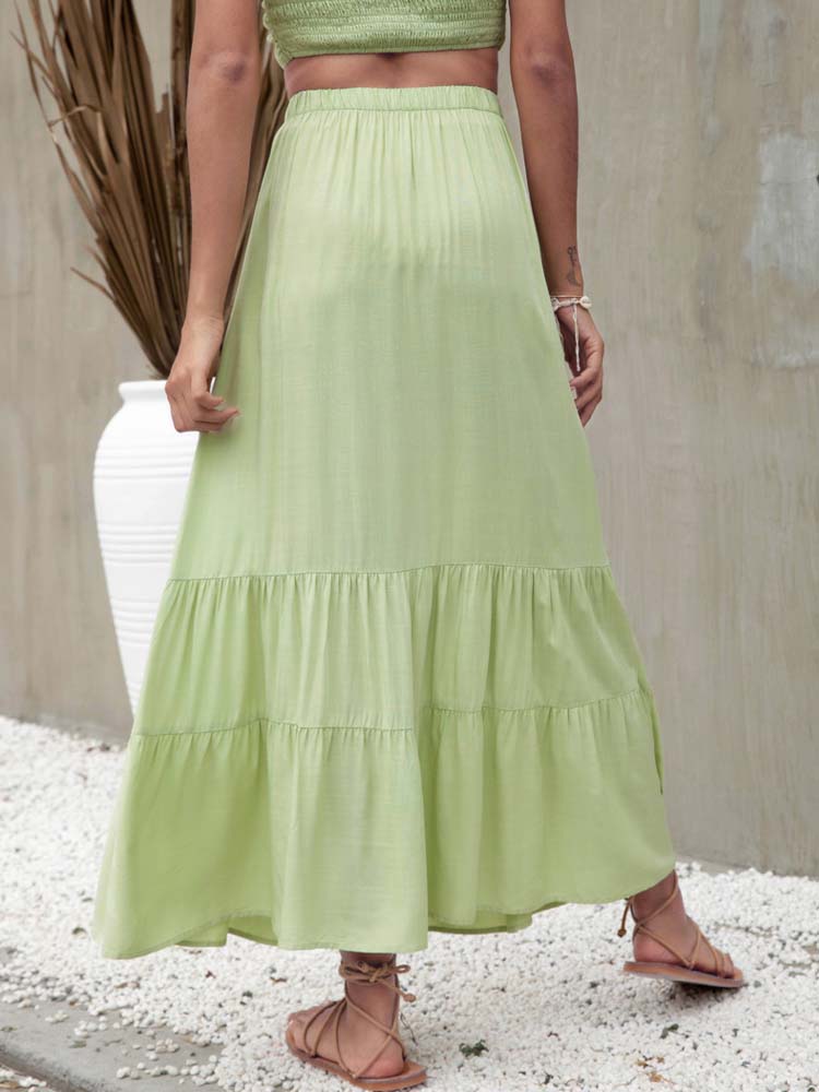 Summer Pleated Skirt