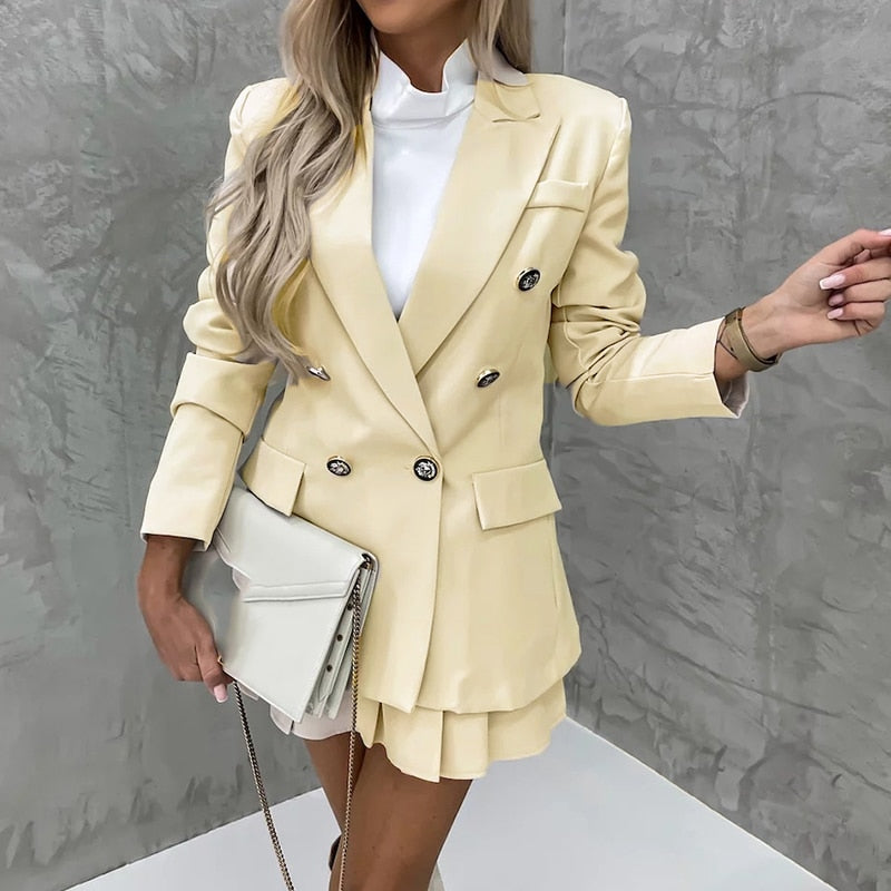 Vintage Blazer And Skirt Set