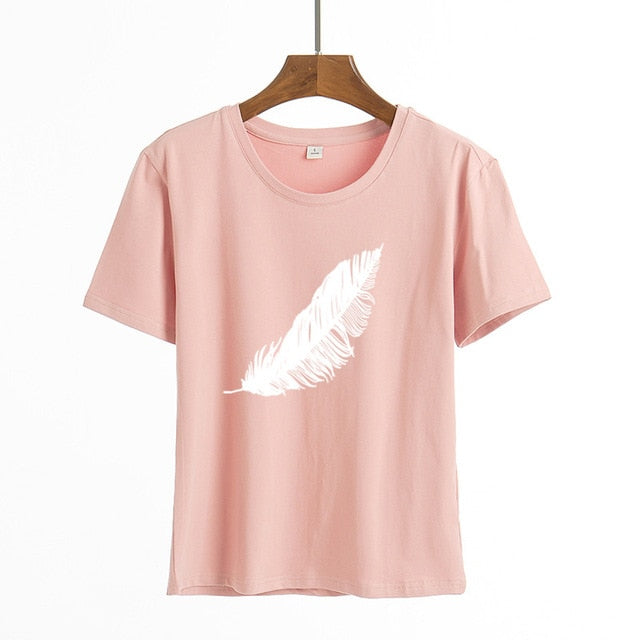 Wine Heartbeat Print T Shirt